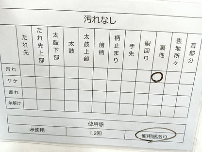 平和屋着物◎六通柄袋帯 唐織 孔雀羽文 銀糸 正絹 逸品 BAAL6843cm