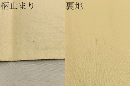 平和屋着物●六通柄袋帯 唐織 優彩華集 金糸 正絹 逸品 BAAL6181ea