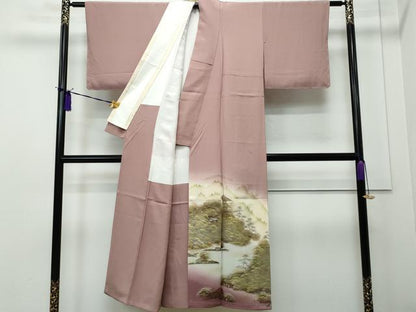 平和屋着物■豪華色留袖 京風景草木文 金彩 正絹 逸品 CAAK1273vf