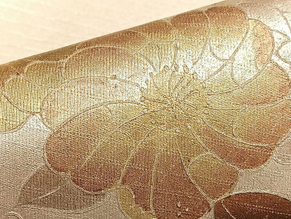 平和屋着物●太鼓柄袋帯 作家物 辻が花 金彩 正絹 逸品 BAAL2184du