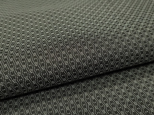 平和屋本店●超希少　本場黄八丈　黒八丈　紬　たつみ綾織　逸品　未使用　3s3576