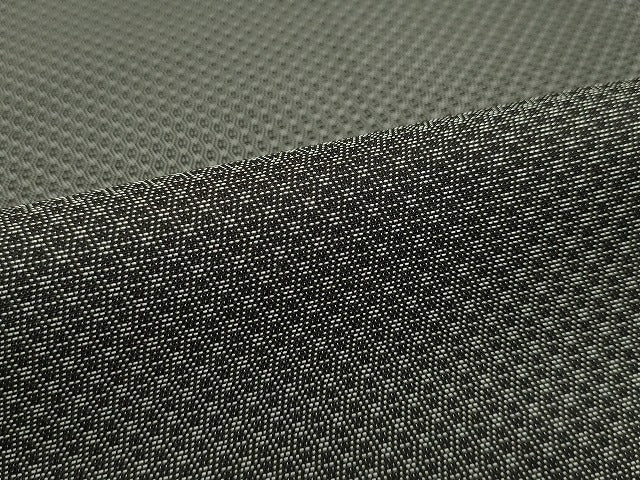 平和屋本店●超希少　本場黄八丈　黒八丈　紬　たつみ綾織　逸品　未使用　3s3576