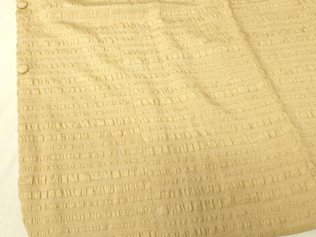 平和屋着物■道行コート　蜂蜜色　正絹　逸品　DAAK9014cm