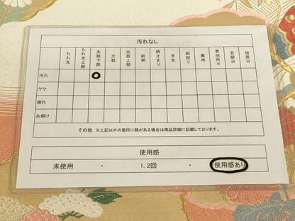 平和屋着物◎六通柄袋帯 唐織 綾綴 能衣花丸文 金糸 正絹 逸品 AAAN1447tm