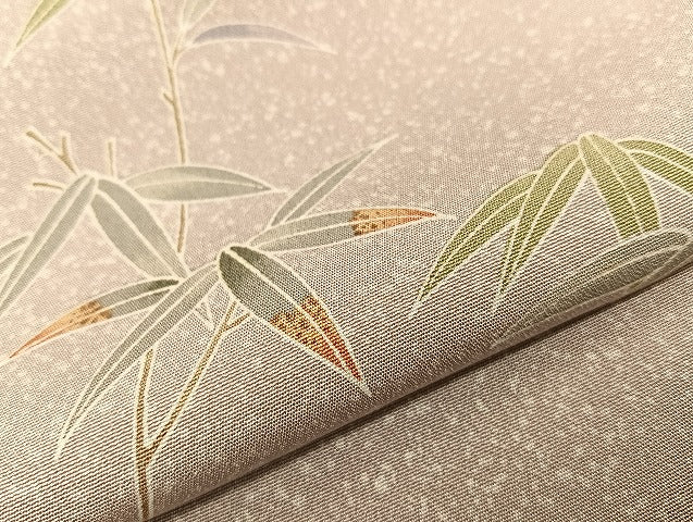平和屋着物■訪問着　友禅　草花文　暈し染め　正絹　逸品　BAAM5014sa