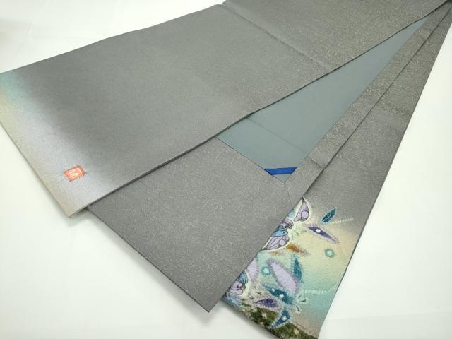 平和屋本店●最高級 久保田一竹 太鼓柄袋帯 開き仕立て 笹竹文 金通し地 逸品 未使用 CZAA1328s5