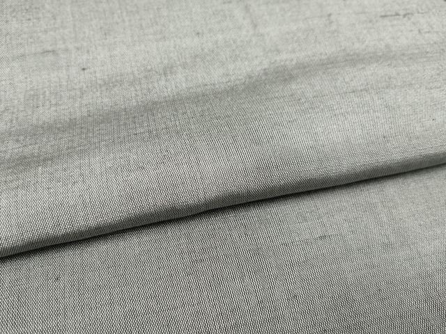 平和屋着物●男性　紬　アンサンブル　煤色　キングサイズ　正絹　逸品　未使用　AAAO1262ck
