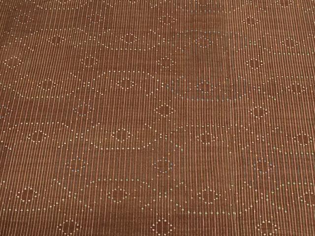 平和屋着物■道行コート 幾何学文様 ロング丈 正絹 逸品 DAAL9255cm