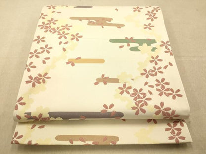 平和屋着物◎六通柄京袋帯 エ霞舞桜文 AAAP6053fw