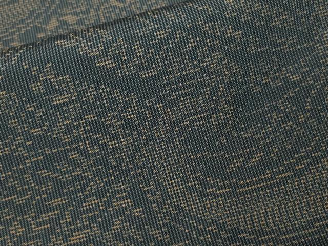 平和屋着物▲本場大島紬　泥染め　7マルキ　吉祥文　正絹　逸品　CAAM1342ev