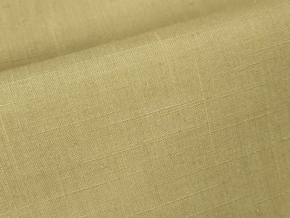 平和屋本店■極上　結城紬　色無地　丁子色　さが美扱い　証紙付き　逸品　未使用　DZAA3742kh5