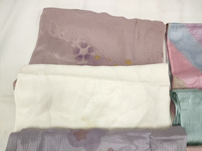 平和屋着物★和装小物 上質な帯揚げ 10枚セット 逸品 AAAO5785ps
