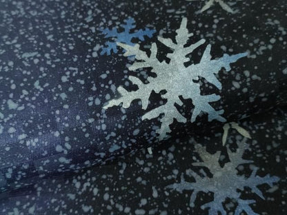平和屋本店●極上 夢琳派の世界 灘景翔 全通柄袋帯 遊美物語 雪の結晶 銀彩 逸品 未使用 DZAA3952kh5