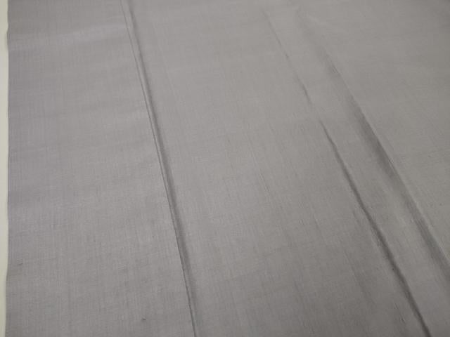平和屋本店■極上　本場結城紬　重要無形文化財　色無地　白藤色　逸品　DZAA0246kh5
