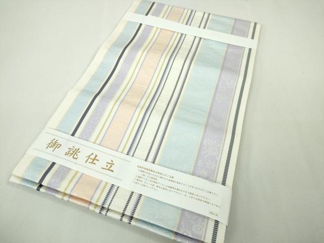 平和屋本店■極上　本場筑前博多織　八寸名古屋帯　花間道　井上絹織謹製　博多金ラベル　証紙付き　逸品　新品　DZAA4172kh5