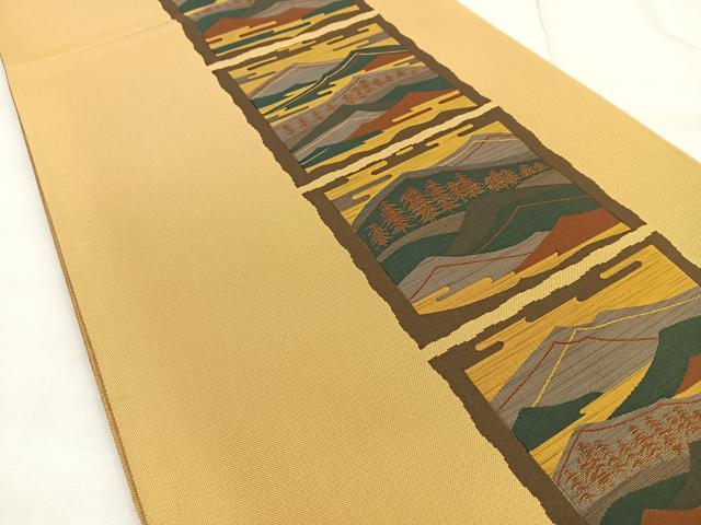 平和屋着物◎六通柄袋帯 紹紦 古今絵巻 正絹 逸品 BAAQ5890ea