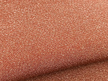 平和屋着物■江戸小紋　作家物　鮫小紋柄　鬼しぼ縮緬　正絹　逸品　未使用　BAAQ7349hv