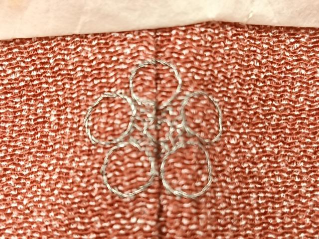 平和屋着物■江戸小紋　作家物　鮫小紋柄　鬼しぼ縮緬　正絹　逸品　未使用　BAAQ7349hv
