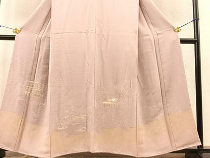 平和屋着物■豪華色留袖　寿光織　平安の煌めき　金糸　正絹　逸品　BAAQ7365hv