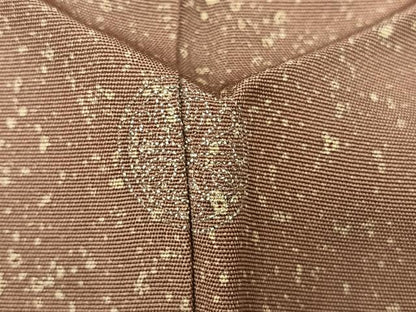 平和屋着物■豪華色留袖　総刺繍　芝草花文　たたき染め　正絹　逸品　BAAR0131jr