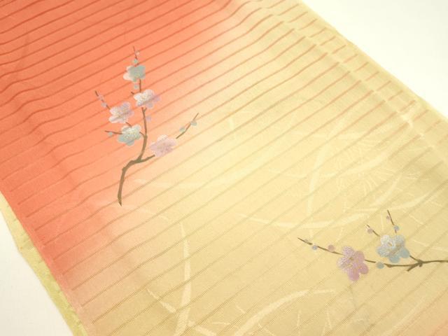 平和屋本店＊夏物 和装小物 帯締め・帯揚げセット 逸品 未使用 CXAA0338s5