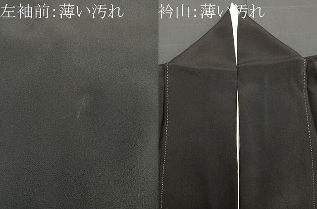 平和屋着物■豪華黒留袖　檜扇花鳥文　金彩　正絹　逸品　BAAR5121ui