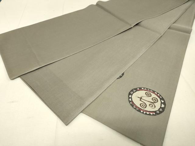 平和屋着物●太鼓柄袋帯 抽象文様 正絹 逸品 DAAQ2174fe