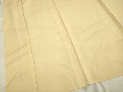 平和屋着物▽上質な色無地 単衣 蜂蜜色 正絹 逸品 DAAP7481du