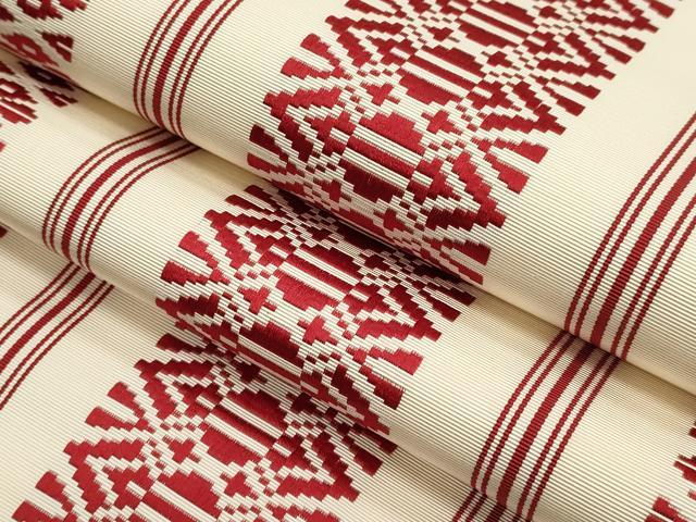 平和屋着物●本場筑前博多織 八寸名古屋帯 献上 正絹 逸品 DAAP1797ic