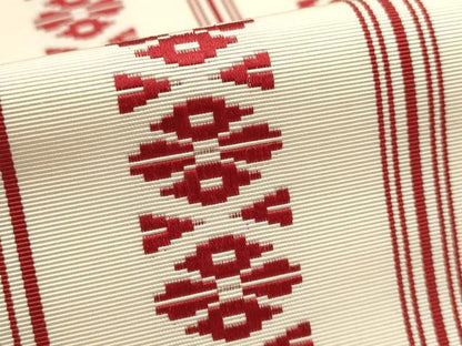 平和屋着物●本場筑前博多織 八寸名古屋帯 献上 正絹 逸品 DAAP1797ic