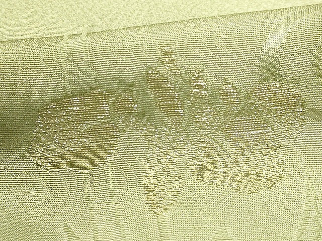 平和屋着物●和装小物　帯締め・帯揚げセット　琳派　流水花文　高麗組　暈し染め　金糸　丹後ちりめん　逸品　未使用　AAAS2709ay