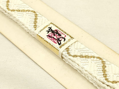 平和屋着物●和装小物　帯締め・帯揚げ・扇子セット　礼装用　絞り　束ね熨斗　金糸　金彩　亀房付き　逸品　未使用　AAAS2722ay