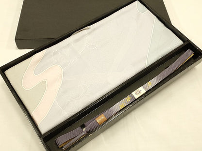 平和屋着物●和装小物　帯締め・帯揚げセット　高麗組　暈し　金糸　逸品　未使用　AAAS2717ay
