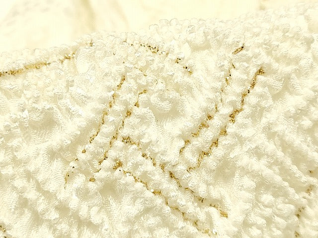 平和屋着物●和装小物　帯締め・帯揚げ・扇子セット　礼装用　絞り　束ね熨斗　金糸　金彩　亀房付き　逸品　未使用　AAAS2722ay