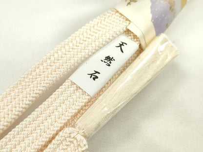 平和屋本店■和装小物　帯締め・帯揚げセット　京組み紐　天然石　逸品　未使用　CXAA0345s5