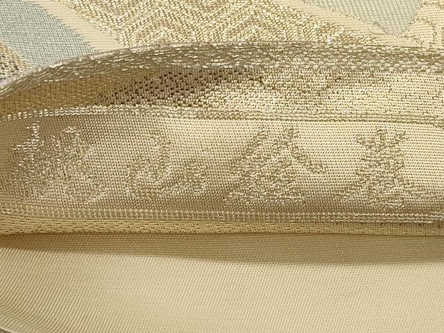 平和屋着物◎六通柄袋帯 桃山絵巻 道長風景文 金糸 引箔 正絹 逸品 CAAP8200ft