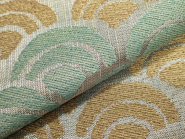 平和屋着物●六通柄袋帯 青海波 金銀糸 正絹 逸品 DAAQ2357fe