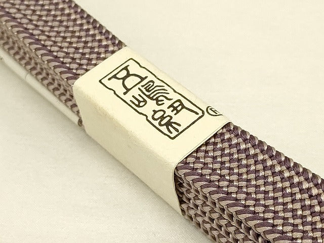 平和屋着物●無形文化財　江戸組紐　五嶋紐　帯締め　平組　逸品　新品　AAAS2725ay