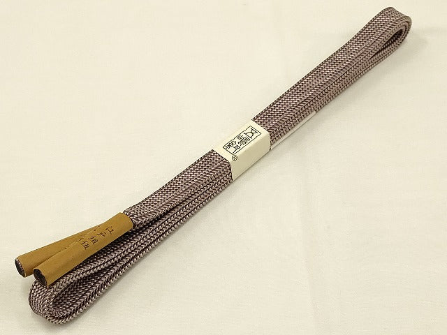平和屋着物●無形文化財　江戸組紐　五嶋紐　帯締め　平組　逸品　新品　AAAS2725ay