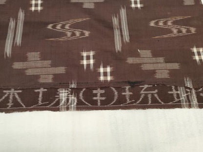 平和屋着物●本場琉球絣　紬　綿琉球　反物　着尺　逸品　未使用　DAAQ1276zzz