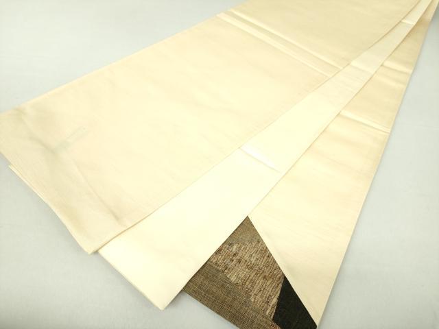 平和屋着物●太鼓柄袋帯 切嵌 抽象文様 正絹 逸品 未使用 DAAQ2835ps