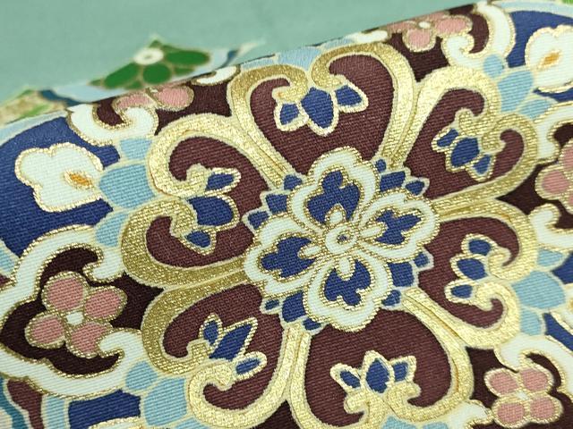 平和屋着物●豪華色留袖 作家物 駒刺繍 吉祥花文 金彩 正絹 逸品 DAAP1889ic