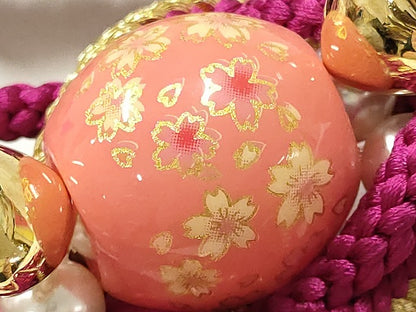 平和屋着物●和装小物 振袖用帯締め 装飾 パール ストーン 飾り玉 あわじ玉 金糸 逸品 AAAS2843ay