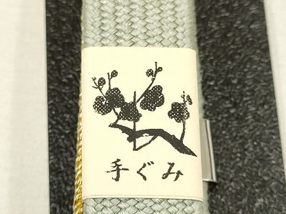 平和屋着物●和装小物　上質な帯締め　高麗組 綾出し　暈し　金糸　箱付き　逸品　未使用　AAAS2863ay