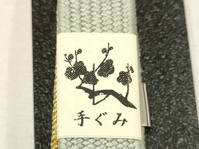 平和屋着物●和装小物　上質な帯締め　高麗組 綾出し　暈し　金糸　箱付き　逸品　未使用　AAAS2863ay