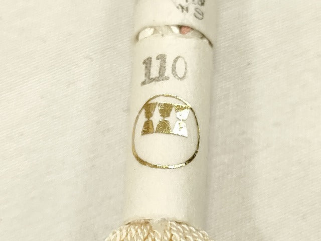 平和屋着物●和装小物 上質な帯締め 大正十四年創業 和装小物の老舗 三ッ杵印 紐の渡敬 丸源氏組 撚り房 逸品 未使用 AAAS2869ay