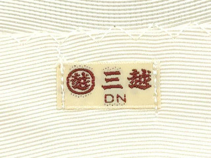平和屋着物●本場筑前博多織　八寸名古屋帯　よろけ縞　三越扱い　正絹　逸品　CAAR1347hy