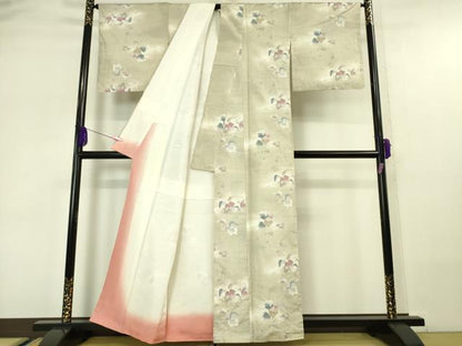 平和屋本店●極上 都喜ヱ門 本場大島紬 煌つむぎ 春の旋律 藤絹織物謹製 証紙付き 逸品 未使用 DZAA2563kh5