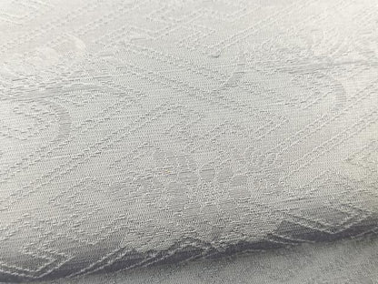 平和屋着物▽上質な色無地 単衣 紗綾形花地紋 藤色 正絹 逸品 未使用 BAAS7677ui