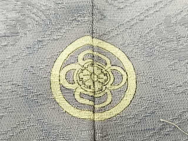 平和屋着物▽上質な色無地 単衣 紗綾形花地紋 藤色 正絹 逸品 未使用 BAAS7677ui